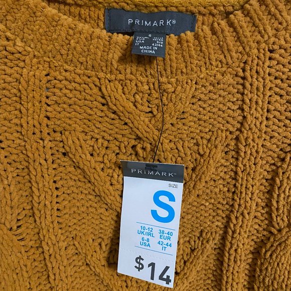 NWT Primark Mustard Yellow Sweater - Picture 5 of 8